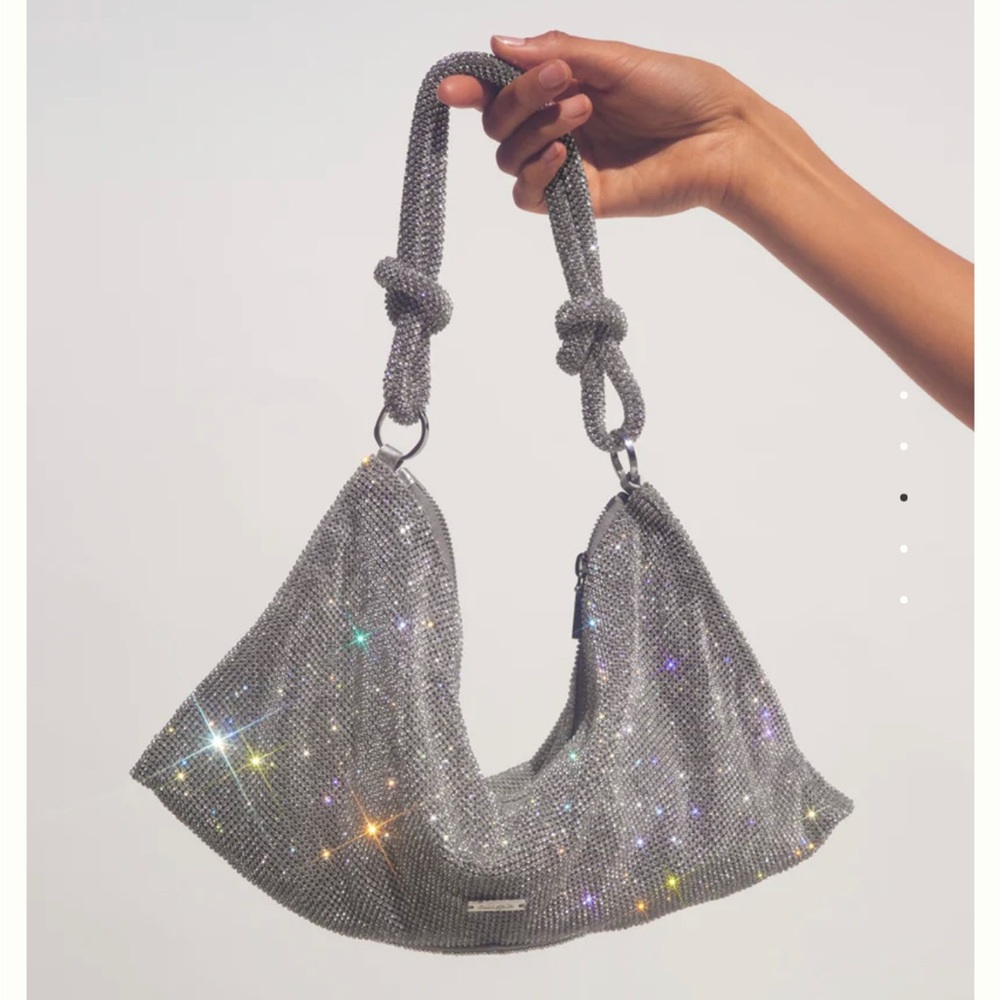 Cult Gaia mini Hera rhinestone shoulder bag